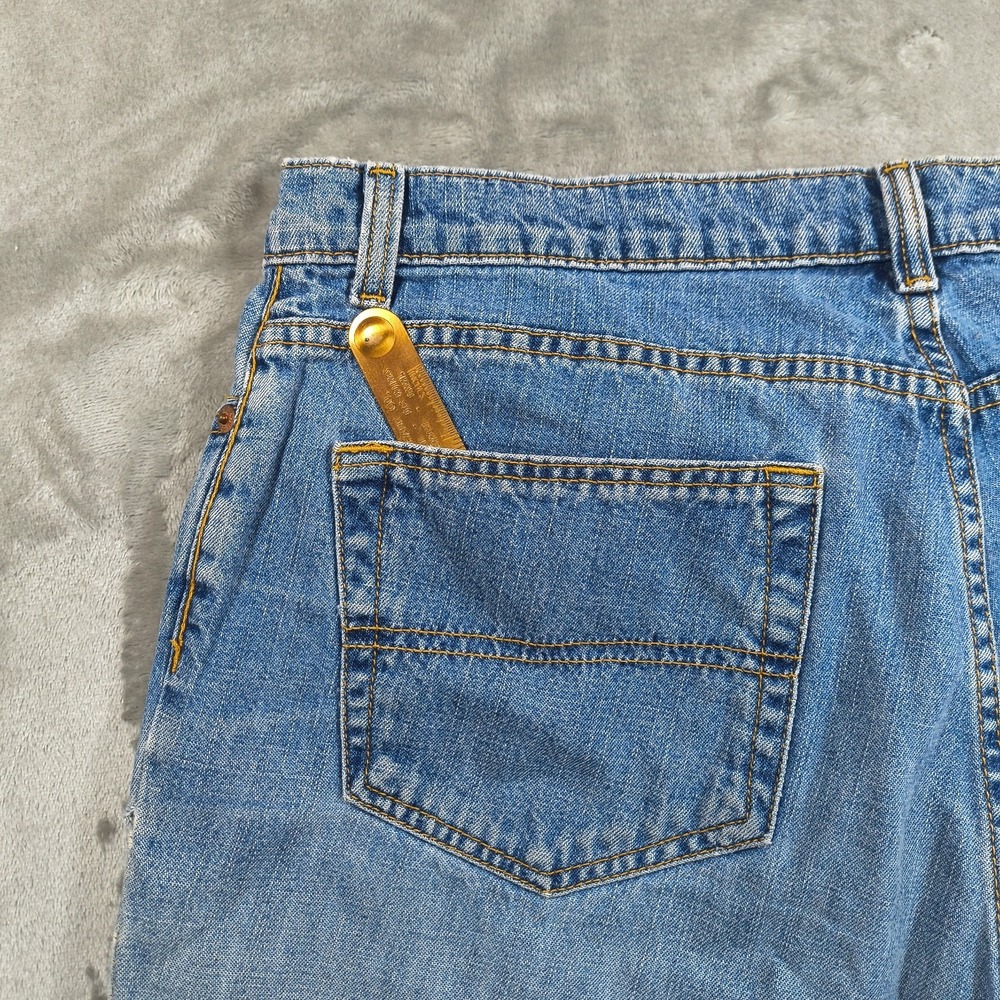 Vintage Polo Ralph Lauren Saturday Jeans Womens 34x29 Blue Straight Leg Y2K - Picture 9 of 13